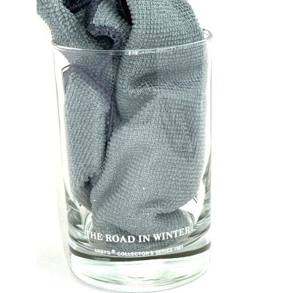 Double Old Fashioned Currier & Ives "The Road In The Winter" Glass - Picture 6 of 6